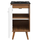 Modway Transmit 18" Bathroom Vanity - Walnut/Black-9
