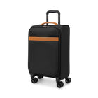 Bugatti Cannes 20" Softside Carry-on Luggage - Black-Made of lightweight polyester with PU trims
