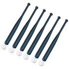Champion Sports Bat and Ball Set, 6 Pack-Colour: Black