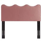Modway Athena Performance Velvet Full/Queen Headboard - Dusty Rose-Multiple Mounting Positions