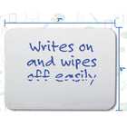 Flipside Products Two-Sided Dry Erase Board, 5" x 7", White, Pack of 12-Warp/chip resistant