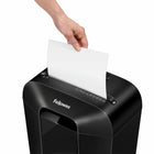 Fellowes Powershred LX70 Cross Cut Shredder-Powerful Deskside Shredding: In addition to paper, this shredder also shreds through staples, paper clips, plastic credit cards, and junk mail
