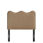 Modway Athena Stain-Resistant Performance Velvet Twin Size Headboard - Taupe-Assembly Required