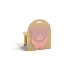 Mitybilt WildWoods Chair - Pig -Backrest with printed P.E.T. acoustic felt, Pig