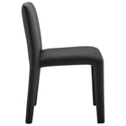 Modway Rhodes Vegan Leather Upholstered Dining Chair - Black-6