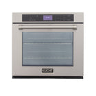 Kucht 30" 5 cu. ft. Single Electric Wall Oven - Stainless Steel-Quick preheat, Sabbath, Convection cooking