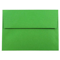 JAM Paper A7 Coloured Invitation Envelopes - 5.25 x 7.25 - Green Recycled - 50 Pack-Envelope Features: Straight flap gum closure, high quality Smooth paper finish, 30% recycled