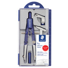 Staedtler Metal Compass Set-Can be used with lead, provided or with the adaptor you can use markers, pens, coloured pencils etc.