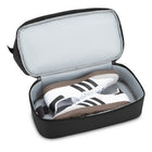 Swiss Gear Mini Weekender with Drop Bottom - Black-Front zippered quick-access pocket with integrated key/fob lanyard