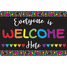 Ashley Productions Smart Poly Computer Mouse Pad - Everyone is Welcome Here - Hearts - 6 Pack-Say hello to a boost of motivation every time you click and scroll.