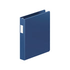 Wilson Jones Envi Single Touch 1" D-Ring Binders - Blue-Open and close rings with a single touch