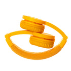 BuddyPhones Explore+ Headphones - Sun Yellow-The detachable BuddyCable has a built-in microphone and control button for call and playback functions.