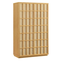 Modway Aiko Tall Japandi Storage Cabinet - 64" - Light Oak-Wood Frame