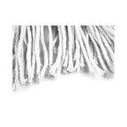 Globe Commercial Syn-Pro Synthetic Wet Mop - Narrow Band - 16 oz - Cut End - White-4-ply yarn and true weight mop