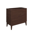 Modway Ledger 36" Wood Bathroom Vanity Cabinet - Walnut-7