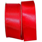 JAM Paper Single Face Satin Ribbon - 2 1/2" W x 50 yd. - Scarlet Red-Size: 2.5" x 50 yards