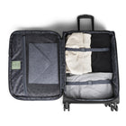 Bugatti Reborn 3-Piece Softside Luggage Set - Black-Telescopic trolley handle with multi-stage locking heights