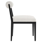 Modway Kai Fabric Dining Chair 2-Piece Set - Salt-No Assembly Required