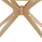 Modway Crossroads Round Wood Coffee Table - Oak-8