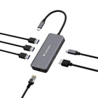 Verbatim USB-C Essentials Multiport Hub - 6 Ports-RJ45 ethernet port supports up to 1GB per second speed, allowing you fast, uninterrupted internet connectivity and reliable network performance