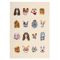 Gry Mattr A5 Hardcover Notebook - 5-4/5" x 8-3/10" - Lined - 96 Sheets - Dog-192 lined pages