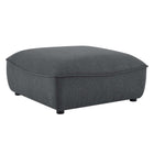Modway Comprise Sectional Sofa Ottoman - Charcoal-Sectional Sofa Ottoman