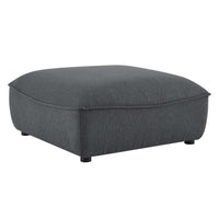 Modway Comprise Sectional Sofa Ottoman - Charcoal-Sectional Sofa Ottoman