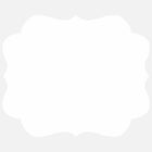 JAM Paper Standard Label Rolls - Vintage Frame - 2 1/2 x 3 - White High Gloss Film - 125 Labels/Roll-Size: Vintage Frame ( 2 1/2 x 3 Inches ) | Printer friendly labels are easy to create and customize.