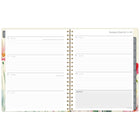 Cambridge 2027 Large Weekly/Monthly Planner - 11-¼" H x 9" W - Garden - Bilingual-Page size: 11" H x 8-1/2" W