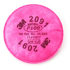 3M P100 Particulate Filter-Bayonet compatibility allows use with many 3M Half and Full Facepiece Designs