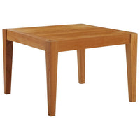 Modway Northlake Outdoor Patio Premium Grade A Teak Wood Side Table - Natural-Outdoor Patio Side Table