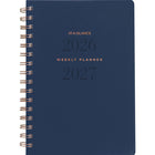 AT-A-GLANCE 2026-2027 Signature Weekly/Monthly Academic Planner - 8-1/2" H x 5-3/8" W - Navy - Bilingual-13 months: July 2026 - July 2027