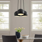 Modway Chalice 3-Light Metal Pendant - Black-Bulbs: 3 E26 60W Max (Not Included)