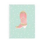 Gartner Studios Spiral Notebook - 8" x 10.5" - 80 Sheets - Cowboy Boot-Special Features: three hole design compatible with most standard 3 ring binders