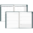 Cambridge 2027 Large Weekly/ Monthly Planner - 11-¼" H x 9" W - Teal Garden - Bilingual-12 months of weekly/monthly planning