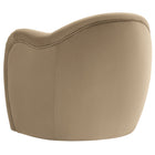 Modway Compose Performance Velvet Accent Chair - Taupe-Non-Marking Floor Glides