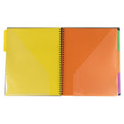JAM Paper Plastic Multi Pocket Folder - 12 Pocket Organizer - Smoke Grey - 10 1/2 x 11 1/2-Size: 11.5 x 10.5 x 1 inches