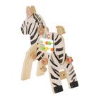 Manhattan Toy Wooden Activity Toy Safari Zebra-Assembles in seconds