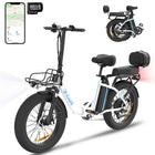 Gyrocopters iCaddy Electric Bike for Adults - Speed 40 kmph PAS Range 125 km - White-The Gyrocopters iCaddy E-Bike is engineered for riders who demand both efficiency and everyday practicality. This e-bike offers a premium experience with a sturdy yet lightweight aluminum alloy frame that is easy to handle and durable enough for daily use