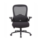 Nicer Interior Heavy Duty Flip Arm Task Chair-Built-in adjustable lumbar support help relief lower back stress and provide support for long periods of sitting