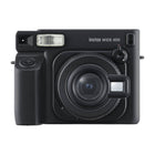 FUJIFILM instax WIDE 400 instant camera - Jet Black-Ruggedly beautiful design with a textured grip, shoulder strap, and handy tripod mount