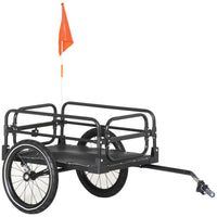 Aosom Bike Trailer-Triple safety visibility details alert others from multiple directions
