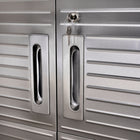 Seville Classics UltraHD Storage Cabinet - 36" L x 18" W x 72" H - Granite-4 corner bumpers for added protection