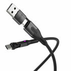 Statik PowerPivot Pro Nylon Braided Charge/Sync Cable USB-C to USB-C - 3.3 ft - Black-Fray-Proof Design. The reinforced military-grade nylon braided cable provides enhanced durability – so you can love your cable even longer. The longer rubber cable transition helps prevent fraying at the ends of your cable