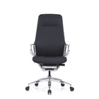 DecentLiving Full Height-Back Office Chair - Black-Premium genuine leather office chair