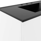 Modway Vitality 36" Bathroom Vanity - White/Black-Assembly Required