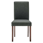 Modway Prosper Upholstered Fabric Dining Side Chair - Grey - 2 Pack-Chair Weight Capacity: 331 lbs.