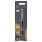 Parker IM Rollerball Pen - Black Lacquer with Chrome Trim - Fine Point - Black Ink-Smart, polished and established designs meet a modern, tapered silhouette