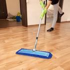 Gritt Commercial All-In-One 36” Microfiber Dust Mop Set with 72" Telescopic Handle - 4 Pack-Handle Material: Aluminum 