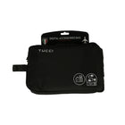 TUCCI Italy Travel Luggage-Suitcase Digital Accessories Bag - Black-Sleek, Compact Design - perfect for organized travel and daily commutes